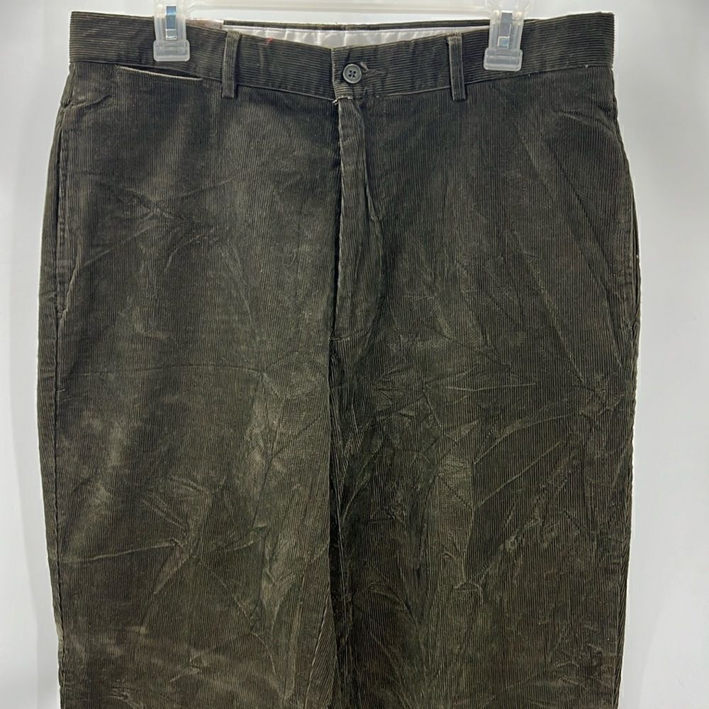 Structure men’s cotton corduroy flat front pants 34 X 32
